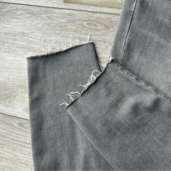 Paige Verdugo Raw Hem Ankle Skinny Jeans in Sea Salt - Picture 7 of 14